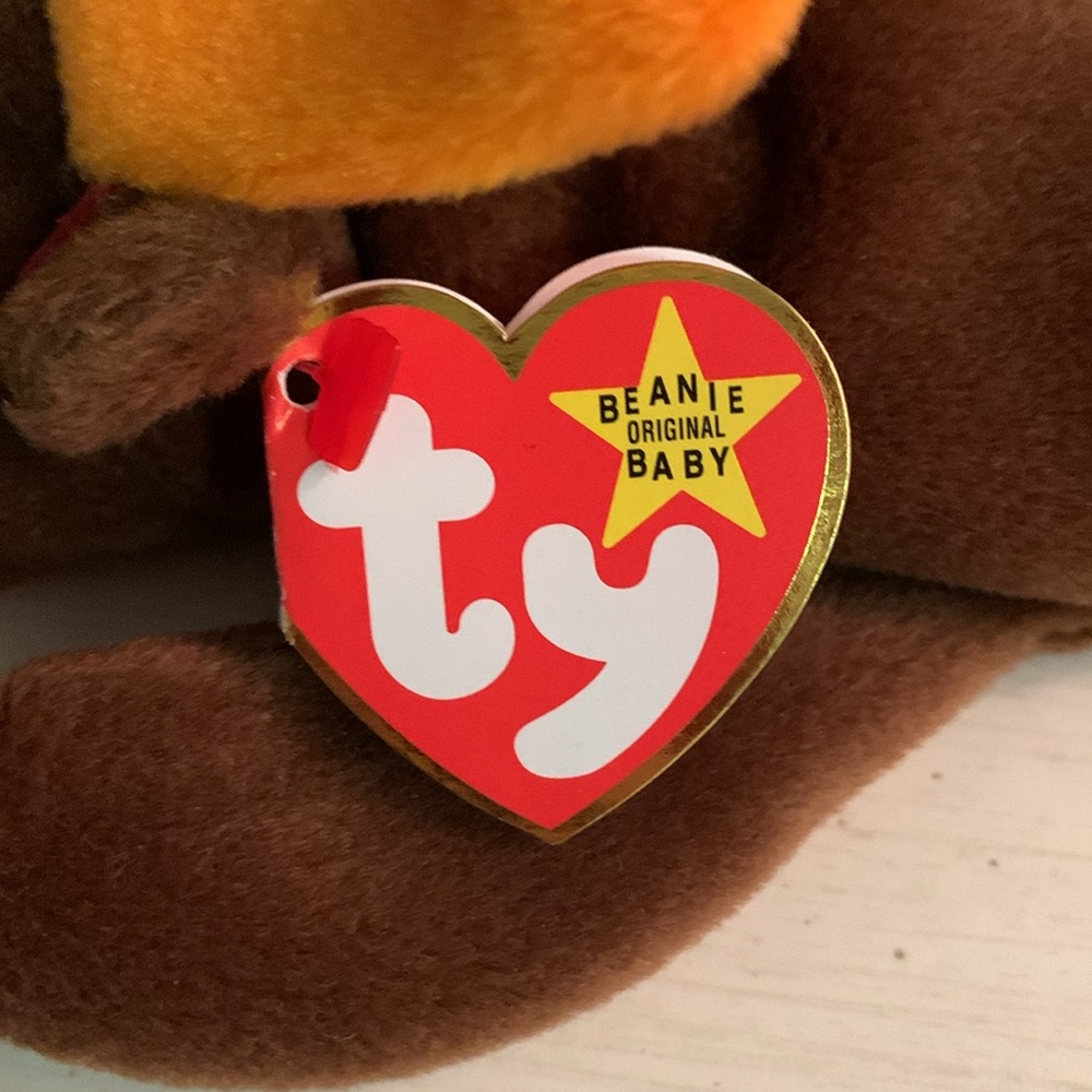 VINTAGE Ty The ORIGINAL Beanie Baby Collection “CHOCOLATE” Moose, RARE!!!! - Picture 2 of 6